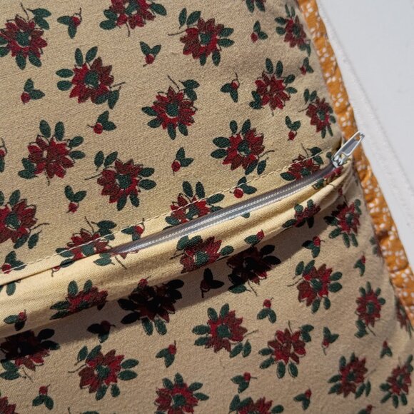 SOLD - Teddy Bear Plush Throw Pillow Vintage Handcrafted 16 x 17 Kids Room - Picture 8 of 11